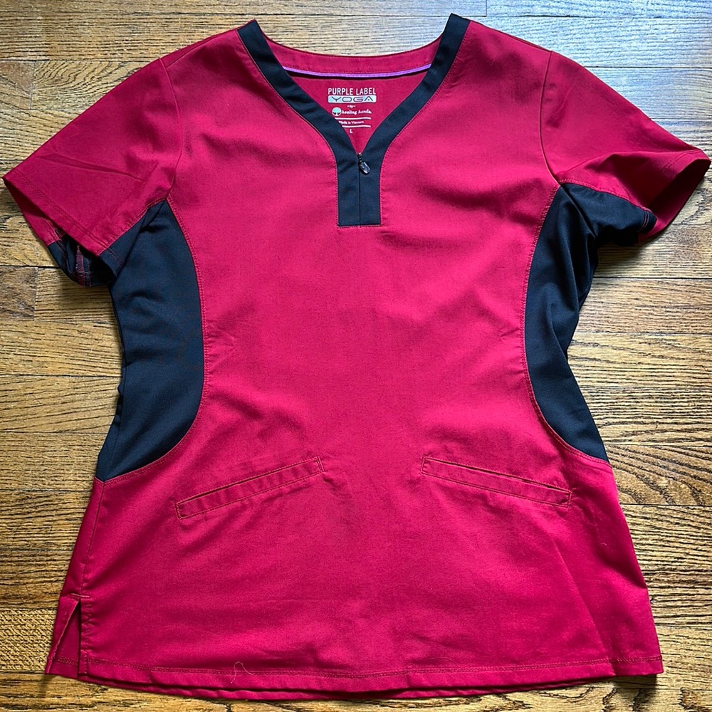 Healing hands scrub top